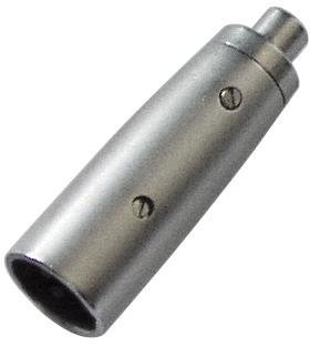Adapter XLR Stecker auf Cinch Buchse