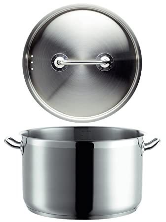 Mäser 926095 Professional I Fleischtopf mit Deckel, Ø 32cm, Edelstahl 18/10, silber (1 Stück)