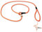 Mystique® Field trial Moxonleine Retrieverleine 6mm 150cm mit Zugbegrenzung neon orange