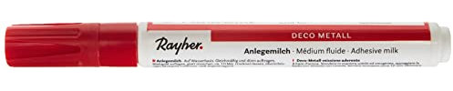 Rayher 2157600 Deco-Metall-Anlegemilch, Stück 5ml