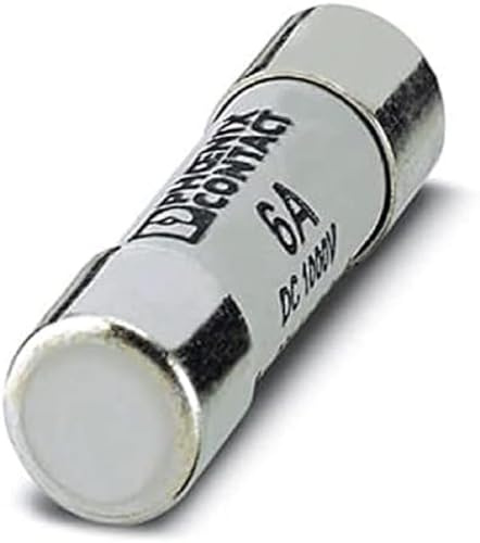 PHOENIX CONTACT FUSE 10,3X38 6A PV Sicherung, 10,3 mm x 38 mm, bis 1000 V DC, 6A gPV Charakteristik, 10 Stück