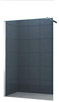 10 mm Duschabtrennung Düsseldorf 150 x 200 cm/Walk-In Duschtrennwand Duschwand ESG Sicherheitsglas