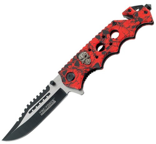 Tac-Force - Klappmesser - TF-809RD - Klingenlänge: 9 cm; Klingenstärke: 3 mm. rostfreier Stahl