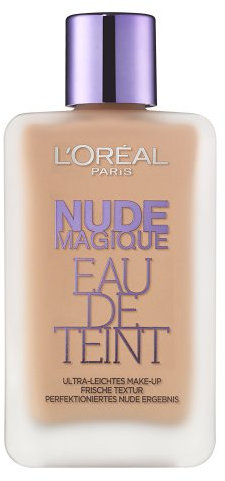 L'Oréal Paris natürliches Make Up Nude Magique Eau de Teint, 120 Pure Ivory - ultra-sanftes Liquid Make Up mit LSF 18 - für einen natürlichen Teint, 1er Pack (1 x 20 ml)
