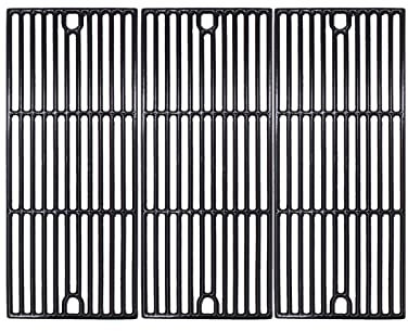 Hongso 17 3/4 Zoll Porzellan beschichtetes Gusseisen Grillrost Gasgrill Ersatzteil für Brinkmann 810-7490-F, 810-8410-F 810-8410-S 810-2410-S, 810-2411-F, C harmglow 810 -8410-F, PCD103, 3er-Pack