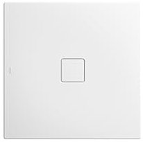 Kaldewei Duschwanne Conoflat mit Wannenträger Modell 852-2, 80 x 80 x 2,3 cm, Alpinweiß