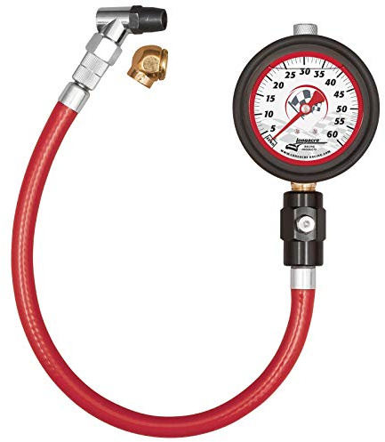 Longacre 52-52002 Liquid Filled 2-1/2 Tire Gauge, 0-60 psi