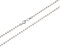 2,5mm Kugelkette, geschliffen- echt 925 Silber, Länge 70cm