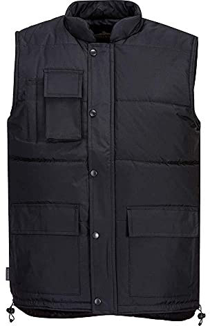 Portwest Classic Bodywarmer, Size: L, Colour: Black, S415BKRL