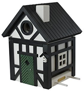 Wildlife Garden MULTIHOLK Vogelhaus Tudor Haus 2in1 Nistkasten und Futterhaus SCHWEDEN Stil