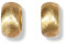 HEIDE HEINZENDORFF Creolen Lili Gold Satiniert, 8-12 x 15 mm