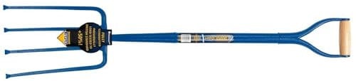 Draper 64326 Expert Solid Forged Contractors Fork, Blue