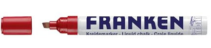 Franken GmbH ZKM 01 - Kreidemarker, 2-5 mm Strichstärke, rot, 1 Stück