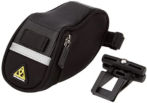 Topeak Satteltasche Mit Fixer F25 Aero Wedge Pack, Black, 20 x 10.5 x 12 cm, 0.98 Liter