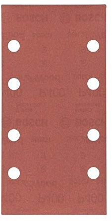 Bosch Professional Schleifblatt für Schwingschleifer Holz und Farbe Best for Wood and Paint (50 Stück, Körnung 400, C470), 2608607930