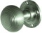 Reeded Mortice Door Knob, Satin Chrome (1 Pair)