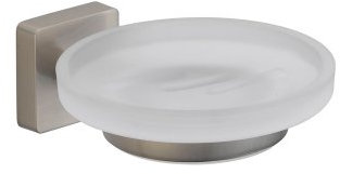 Lenz Zen - Seifenhalter Nickel mit Schale