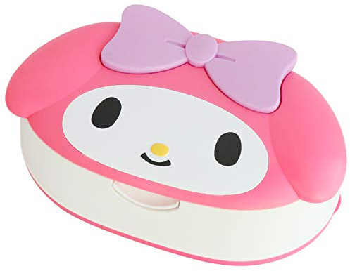My Melody Face Die-Cut 80 pcs Wet Wipes w/Case Sanrio Made in Japan