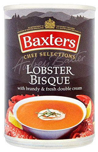 Baxters Luxury Lobster Bisque Soup 415g - Pack of 2