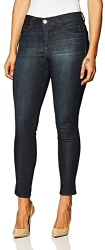 Democracy Women's Ab Solution Jegging Jeans, Dark Indigo, 14 30