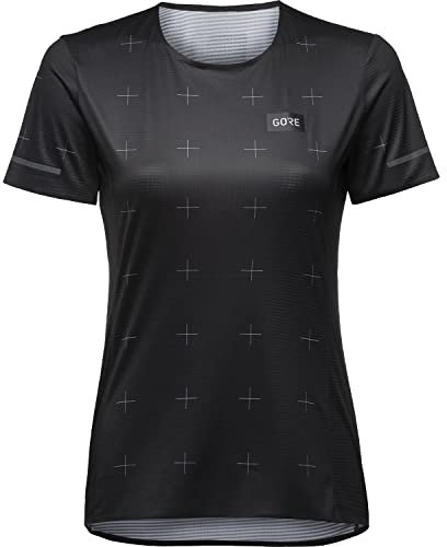 GORE WEAR Damen Kurzarm-Laufshirt Contest Daily, 38, Schwarz