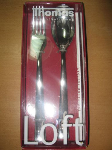 Thomas Rosenthal Group Loft Set 3 Servierlöffel + Serviergabel Besteck Set besteht aus (Löffel + Gabel)