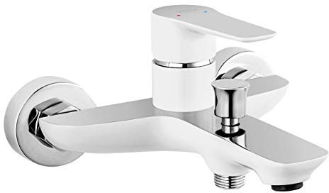 Hochwertige Wannenarmatur-Badarmaturr- Weiss/- Chrom-Serie: FERRO Adore-BDR1