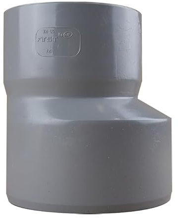 First Plast - Raccord PVC évacuation - Réduction PVC excentrée Mâle Femelle 125/100 -