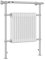 iBathUK Ascot Traditional Towel Radiator Rail, Curved Towel Warmer, 12 Column Floor Mounted Heated Towel Rail for Bathroom- 952x839mm
