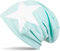 styleBREAKER Unisex Stoff Beanie Mütze mit Stern Print, Stretch Slouch Longbeanie 04024038, Farbe:Mint-Weiß