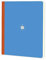 Flexbook smartbooks Notizbuch 160 Seiten liniert 21 x 29 cm Couverture Bleue/Dos Orange
