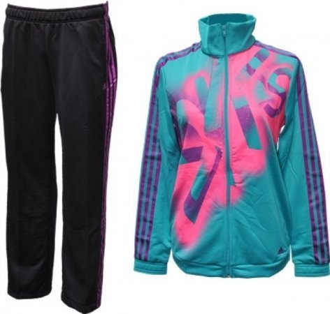 Adidas Damen Sport-Freizeit Trainingsanzug VERVE SUIT , X24701 (2XS)