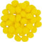 i-mondi® 50 pompons zum basteln gelb in 20mm klein bastel zubehör pom pom bunt kugeln ponpons deko pompom plüsch
