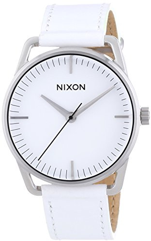 Nixon Unisex-Armbanduhr The Mellor Analog Quarz Leder A129391-00