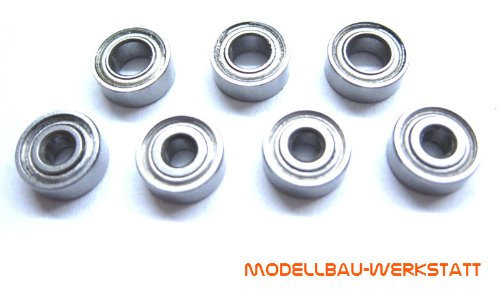 Modellbau-Werkstatt Kugellager-Set Kyosho Mini-Z MR-01 MR-015 MR-02 MR-03 F1 7 Kugellager Ball Bearing kit