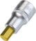 HAZET 986A-3/8 Hexagon Profile Screwdriver Socket - CVD-Tin Coated
