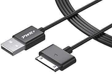 Pwr+ 2m Samsung-Galaxy-Tab Tablet-USB-Charging Sync-Data-Cable-30-Pin for Galaxy-Tab-2 10.1 8.9 7.7 7.0 Plus; Note-10.1-GT-N8013-GT-P5113 SGH-I497 SCH-I915 GT-P3113 GT-P3100 SCH-I705 GT-P7510