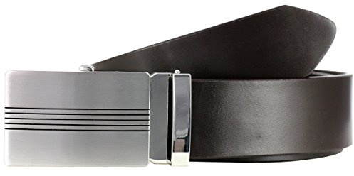 LINDENMANN Ledergürtel Herren Gürtel Herren, XL, Automatik, dunkelbraun, 5015