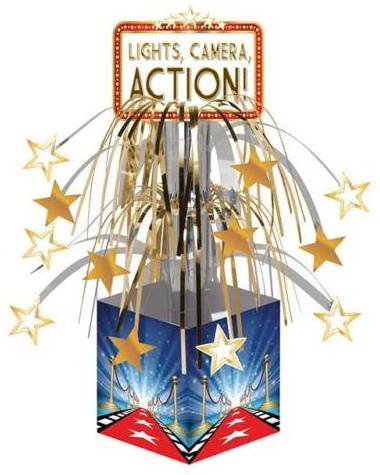 Hollywood Lights Creative Party Mini Cascade Party Centrepiece