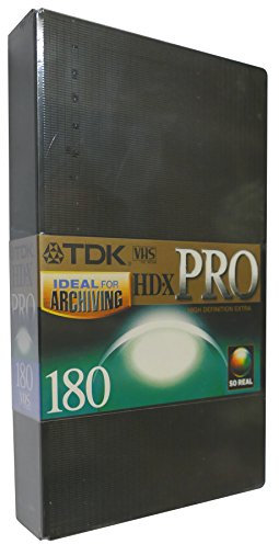 TDK E 180 HDX PRO Video Cassette - Confezione da 1