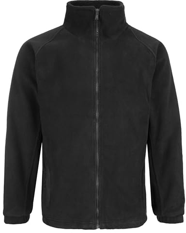 Fort - Lomond Jacket - Black Jacket - XXL - Fleece Jacket Mens - Jacket Men - Mens Coats - Mens Fleece - Mens Fleece Jackets Full Zip - Mens Jackets - Winter Coats for Men - Work Jackets for Men