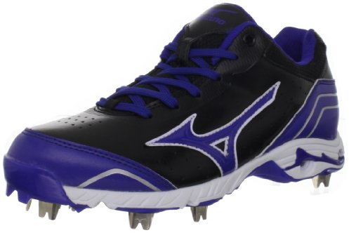 Mizuno Herren 9-Spike Advanced Classic 7 Baseball Cleat, Schwarz/Königs, 40.5 EU