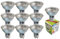 Trango 10er Pack GU10 LED Leuchtmittel GU10COB*10-5 Watt - 3000K warmweiß zum Austausch GU10 & MR16 Halogen Leuchtmittel, für Einbauleuchten, Deckenstrahler, Einbaustrahler, Deckenleuchte, Spots