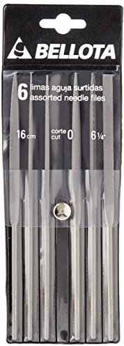 Bellota 4078-16 - Juego de 6 limas de aguja en bolsa, standard