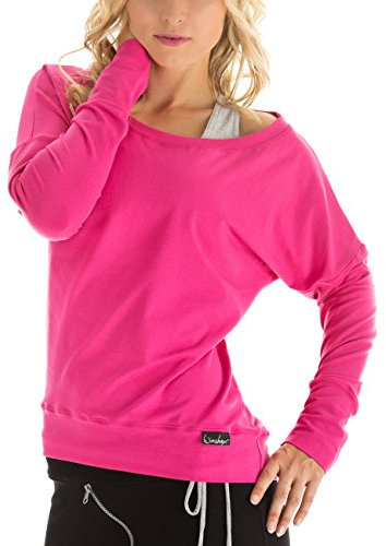 WINSHAPE Damen Freizeit Sport Dance Fitness Ws2 Longsleeve, Rosa, L EU