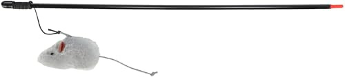 Trixie Spielangel mit Plüschmaus, 100 cm, 4011905041032, natur
