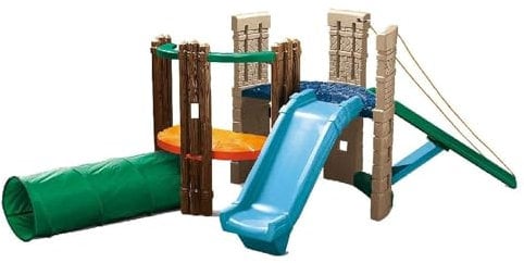 Little Tikes Seek & Explore Climber - Spielset mit Rutsche & Jungle Klettergerüst für Kleinkinder - Aktives Spielen - Inklusive Leiter, Brücke, Festung & mehr - Alter: 2 bis 5 Jahre