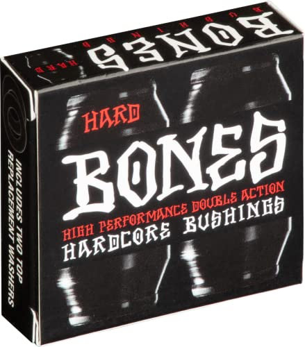 Bones Hardcore Bushings Set mit 4 Radiergummis, Schwarz, One Size