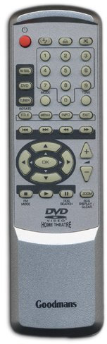 Original Remote Control for Goodmans GDVD500R