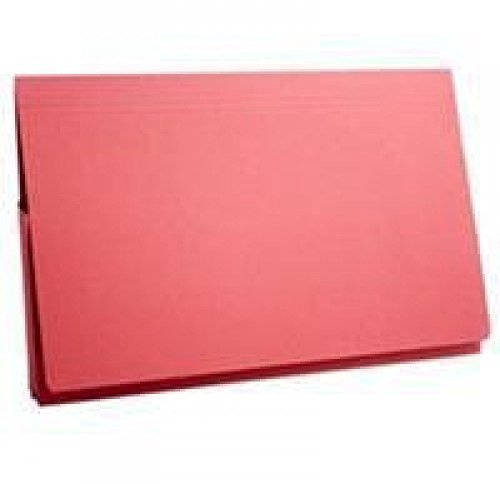 Invo Document Wallet Full Flap 315gsm Capacity 35mm Foolscap Red Ref 400038536 [Pack 50]